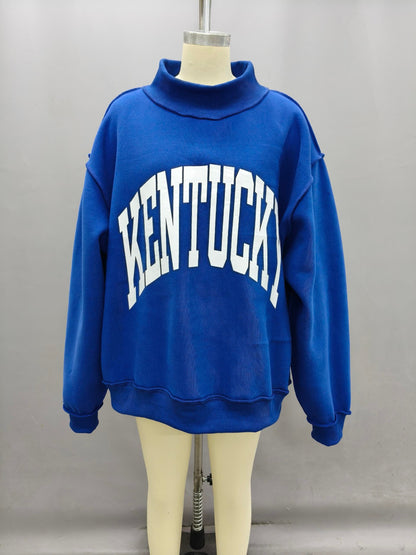 PREORDER: Kentucky Reversible Mock Neck Sweatshirt (EST. SHIP DATE: 2/13)