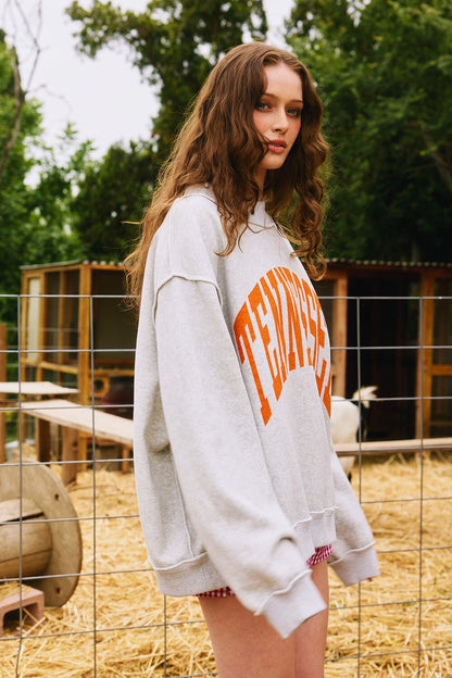 PREORDER: Tennessee Reversible Mock Neck Sweatshirt