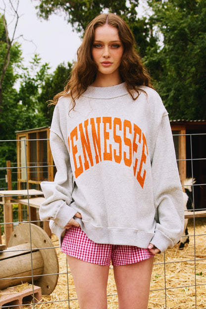 PREORDER: Tennessee Reversible Mock Neck Sweatshirt