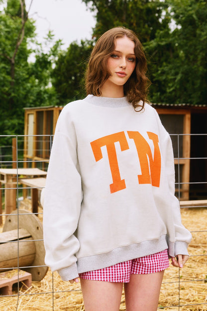 PREORDER: Tennessee Reversible Mock Neck Sweatshirt
