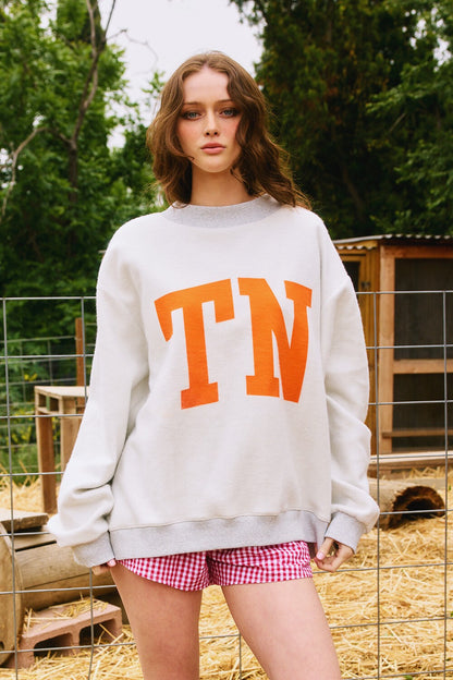 PREORDER: Tennessee Reversible Mock Neck Sweatshirt