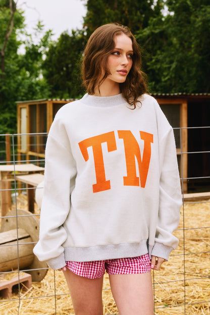 PREORDER: Tennessee Reversible Mock Neck Sweatshirt