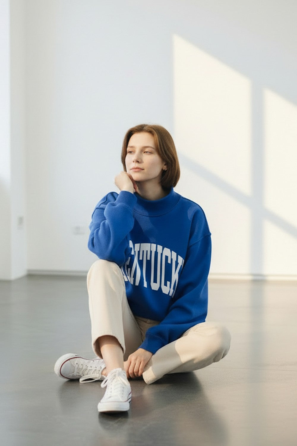 Kentucky Reversible Mock Neck Sweatshirt