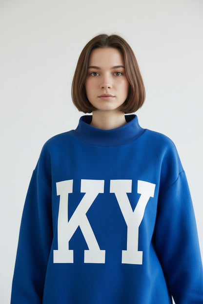 Kentucky Reversible Mock Neck Sweatshirt