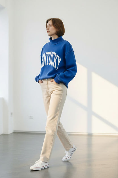 Kentucky Reversible Mock Neck Sweatshirt