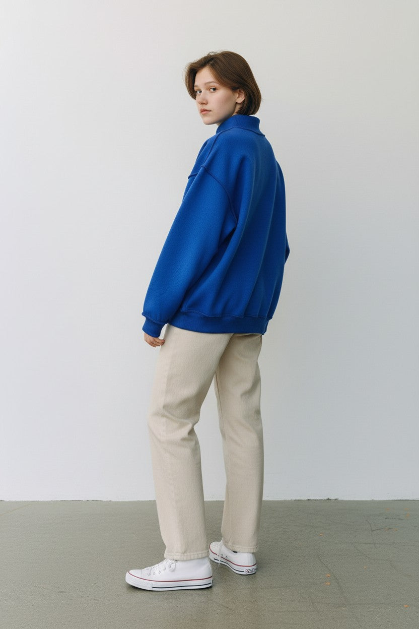 Kentucky Reversible Mock Neck Sweatshirt