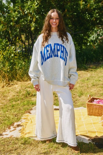 Memphis Reversible Mock Neck Sweatshirt