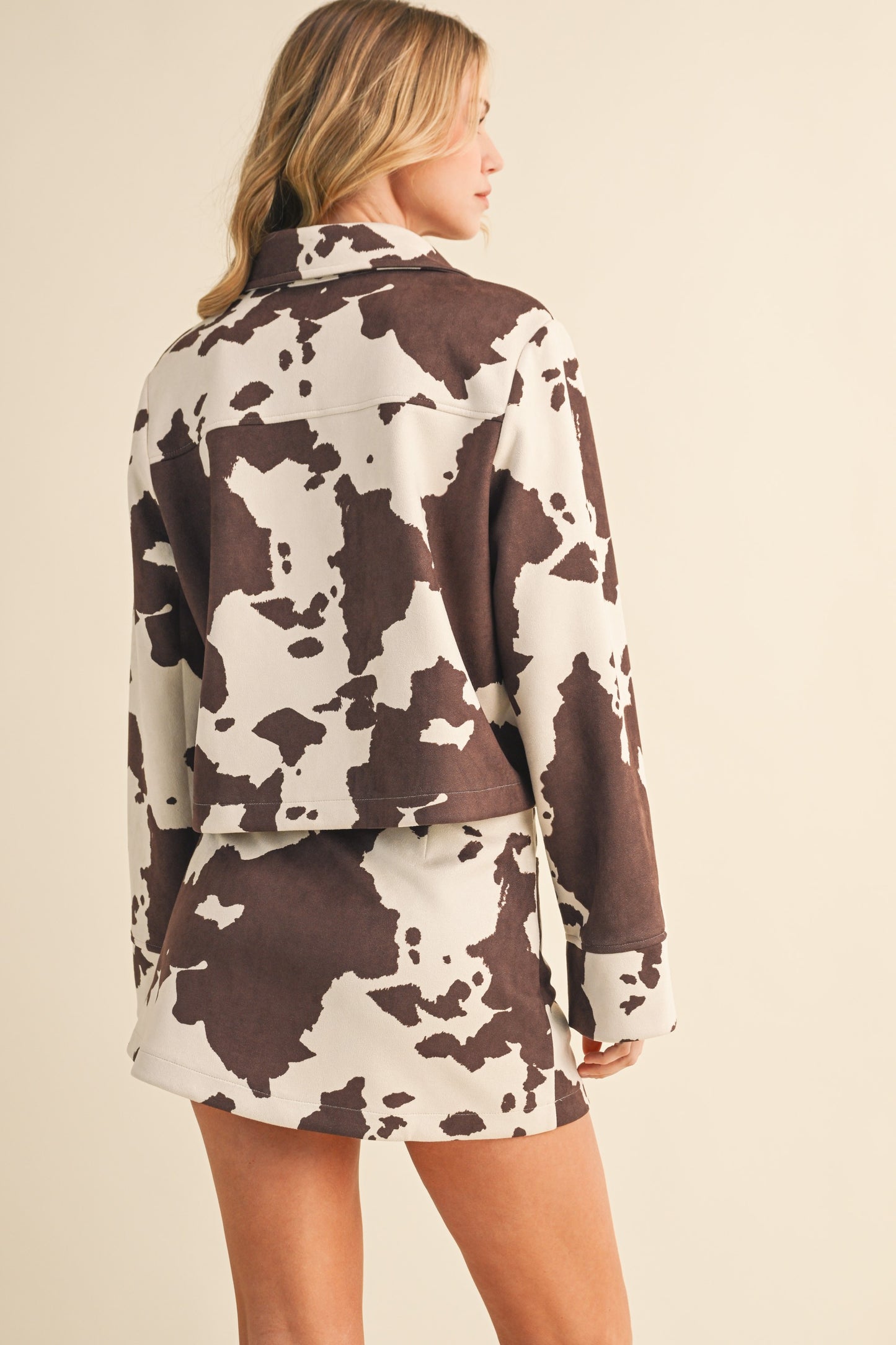 Heads Carolina Cow Top & Skirt Set