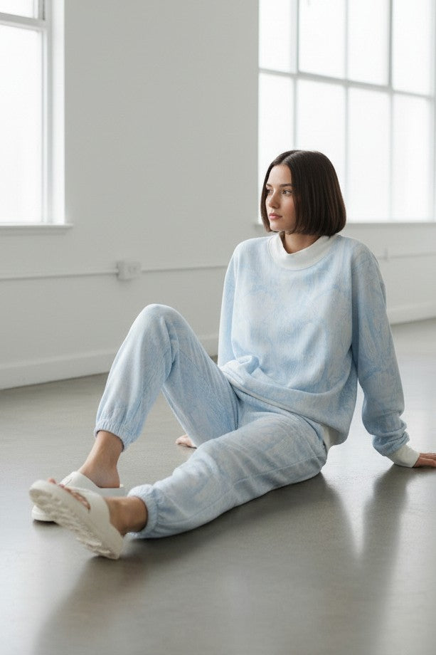 Camo Mock Neck Sweatshirt