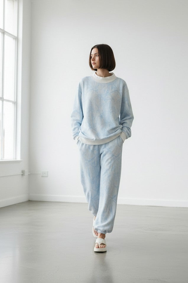 Camo Mock Neck Sweatshirt