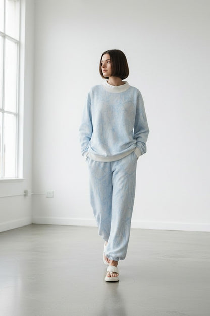 Camo Mock Neck Sweatshirt