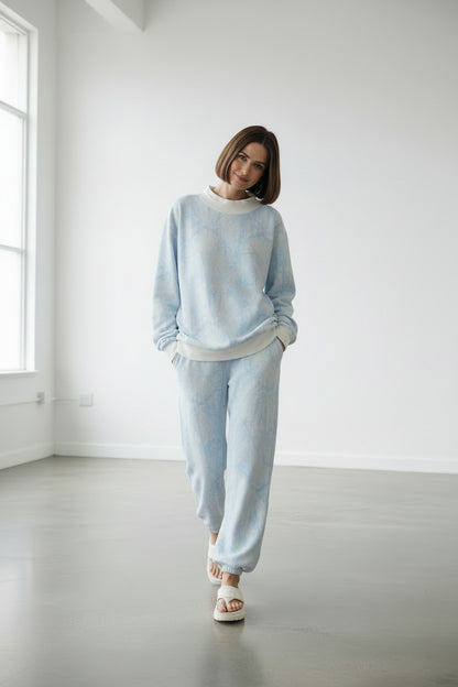 Camo Mock Neck Sweatshirt