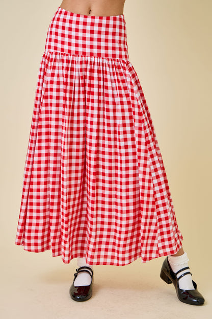 PREORDER: County Fair Cutie Gingham Top & Skirt Set