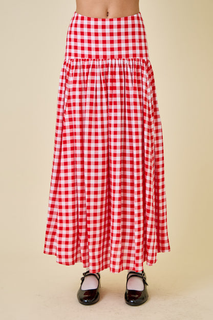 PREORDER: County Fair Cutie Gingham Top & Skirt Set