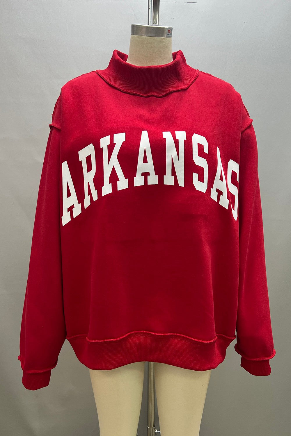 PREORDER: Arkansas Reversible Mock Neck Sweatshirt (EARLY JULY)