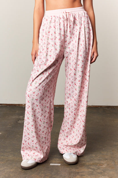 Rosy Posy Floral Top & Pants Set