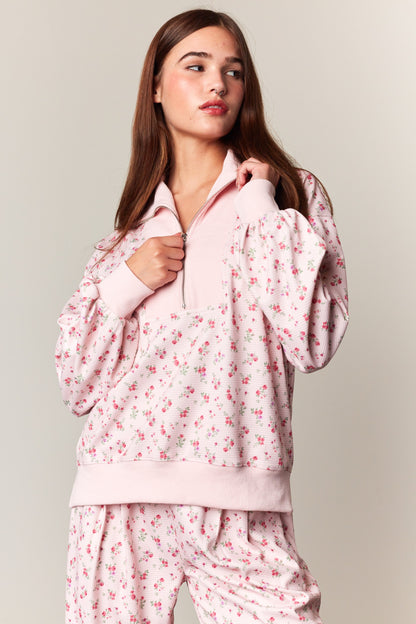 Rosy Posy Floral Top & Pants Set