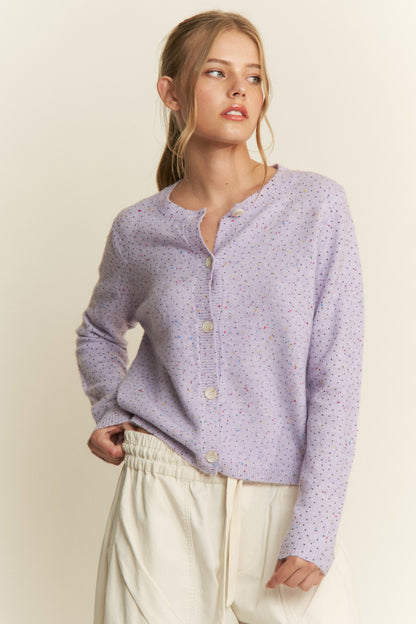 Pop Rocks Confetti Button Down Cardigan