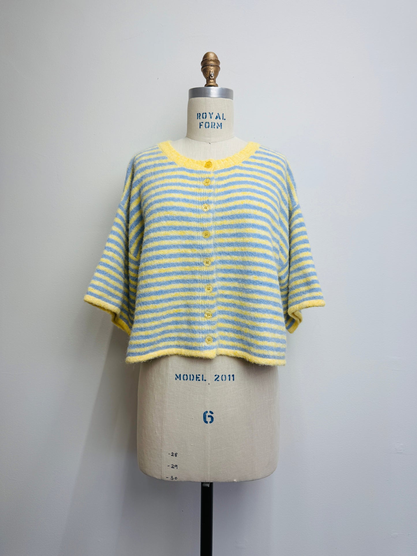 Easy Does It Striped Button Down Cardigan