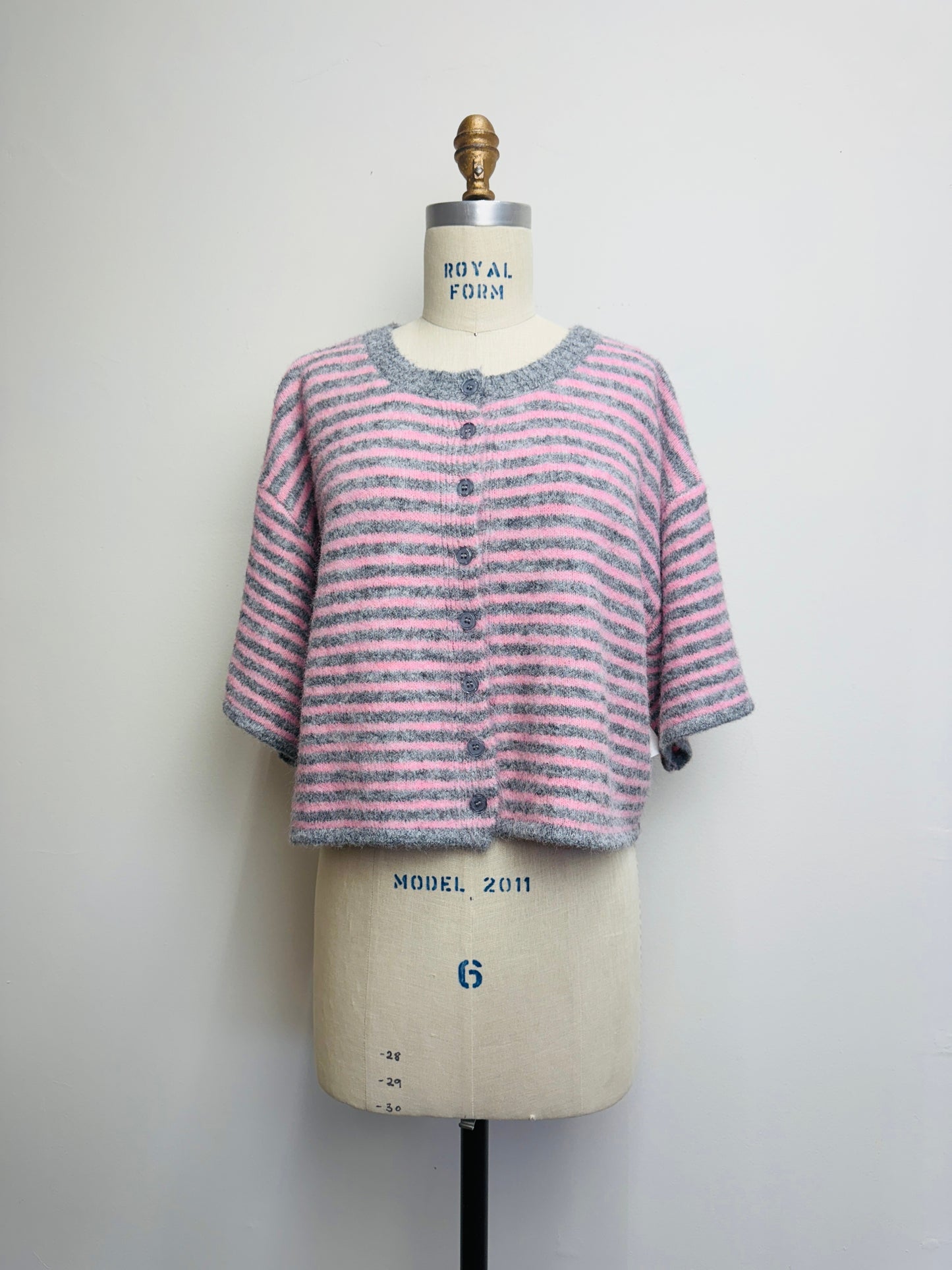 Easy Does It Striped Button Down Cardigan
