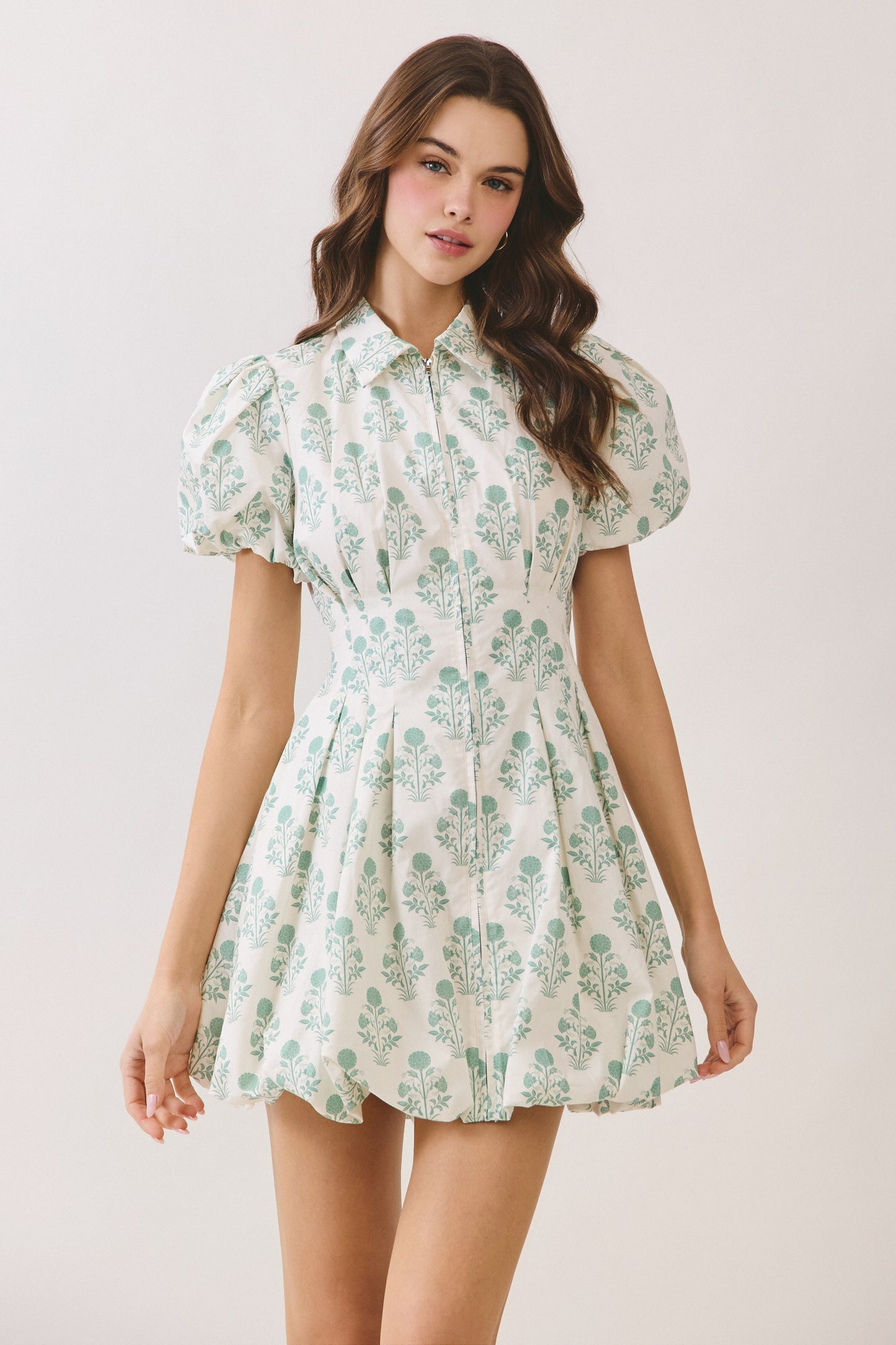 Fresh Start Floral Bubble Dress