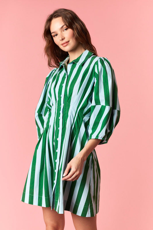 Lunch Break Striped Dress