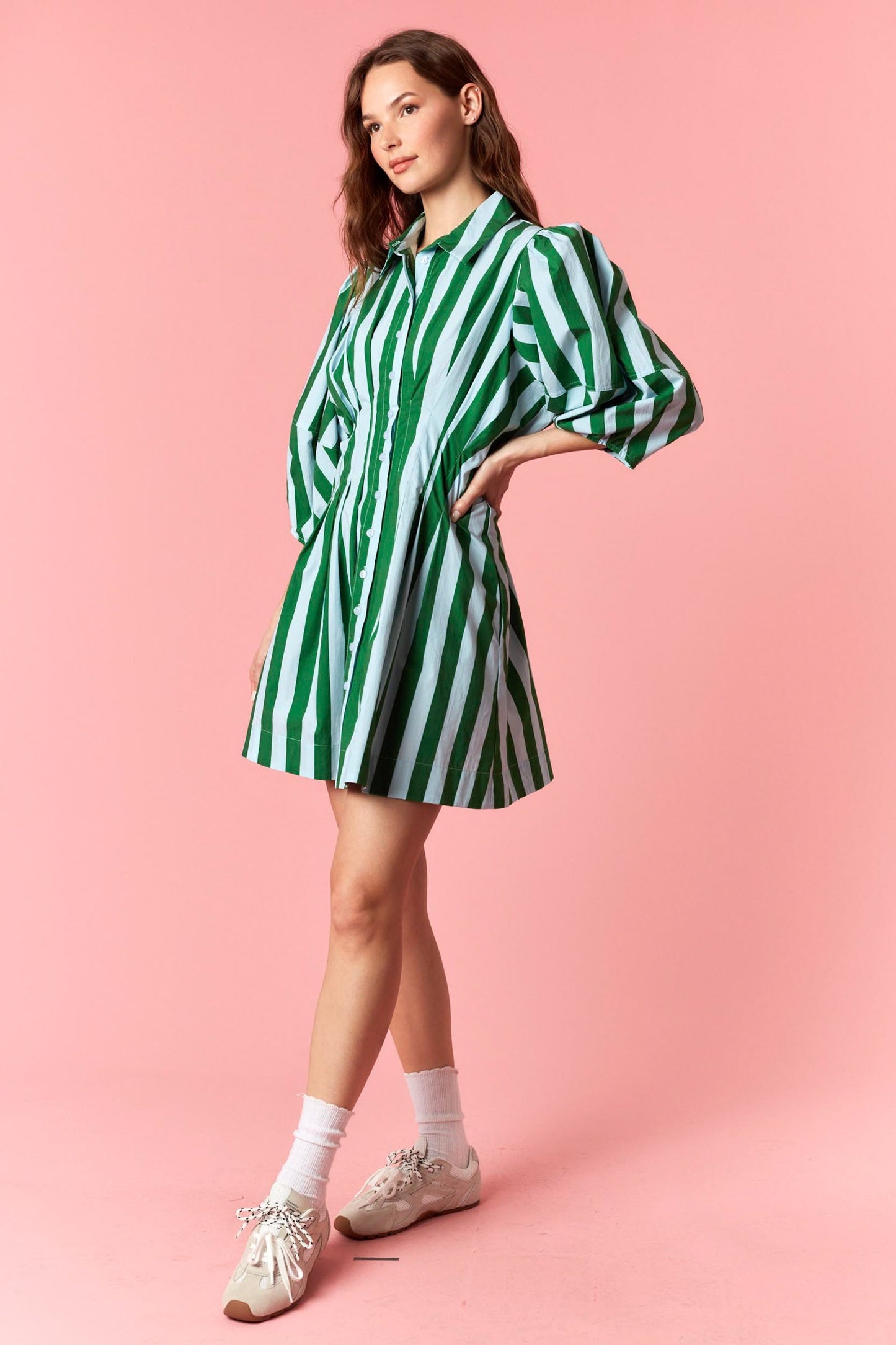 Lunch Break Striped Dress