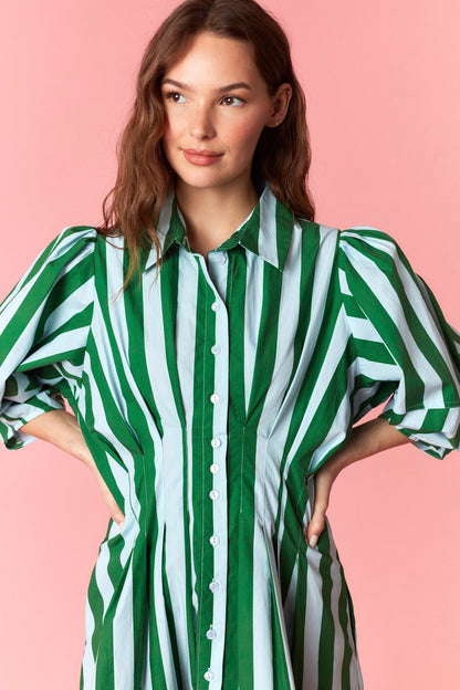 Lunch Break Striped Dress