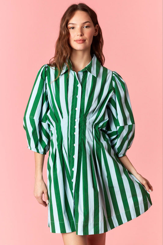 Lunch Break Striped Dress