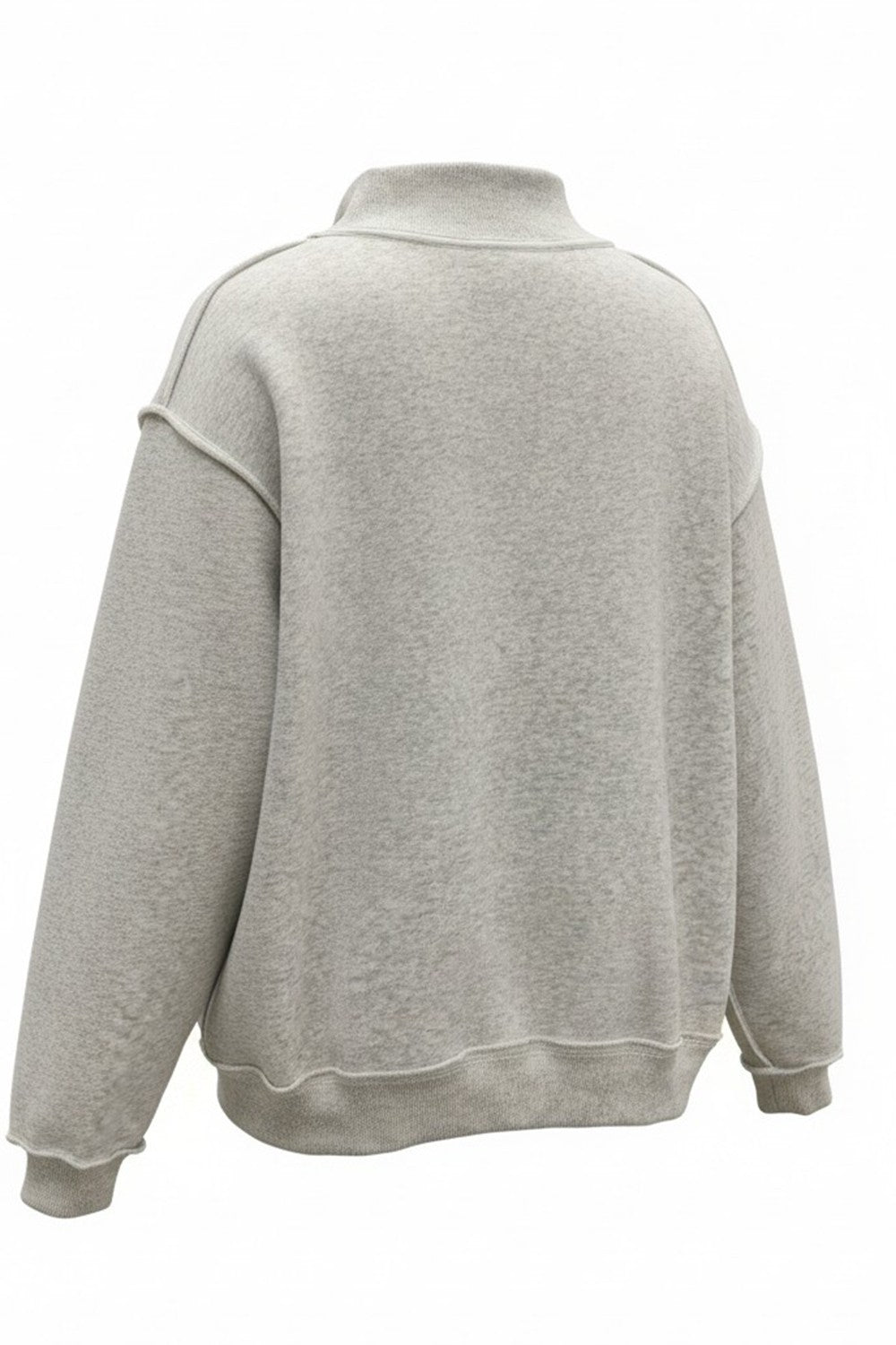 Pinstripe Embroidered Alabama (AL) Mock Neck Sweatshirt