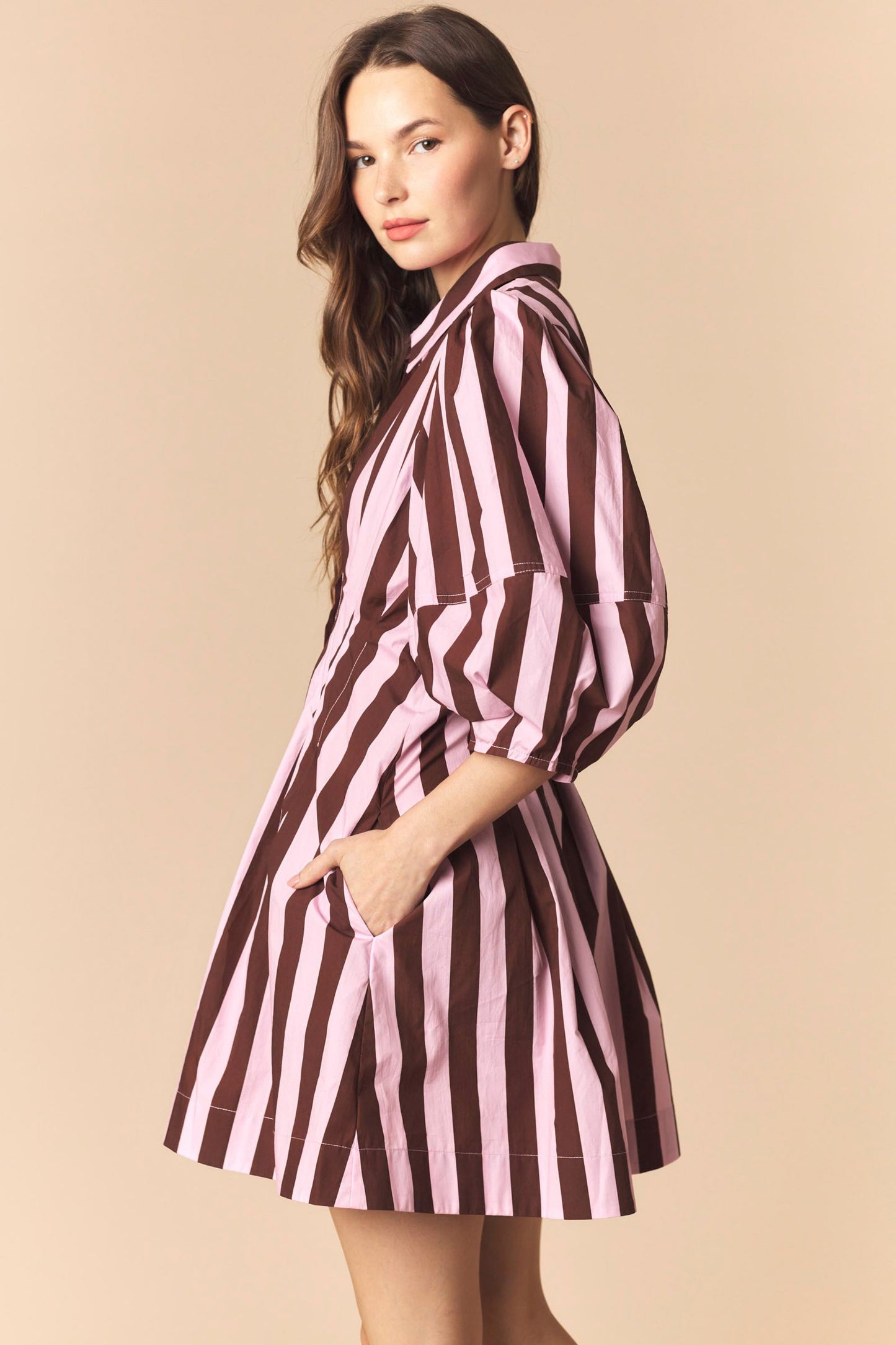 Lunch Break Striped Dress