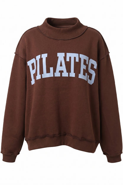 PREORDER: Pilates/Yoga Reversible Mock Neck Sweatshirt (LATE SEPTEMBER)