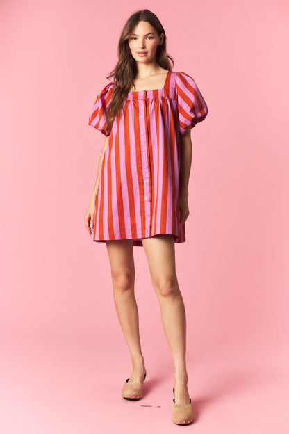 PREORDER: Crowd Favorite Striped Dress (EARLY AUGUST)