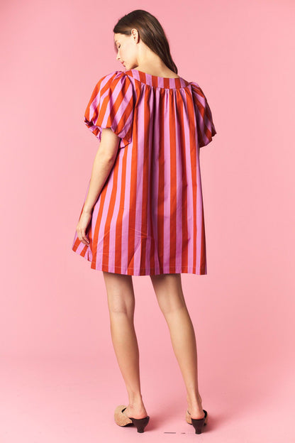 PREORDER: Crowd Favorite Striped Dress (EARLY AUGUST)