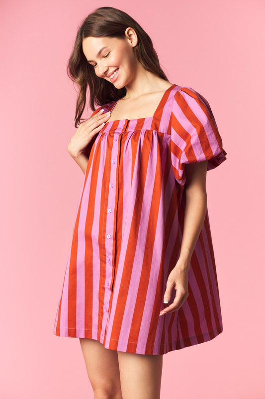 PREORDER: Crowd Favorite Striped Dress (EARLY AUGUST)