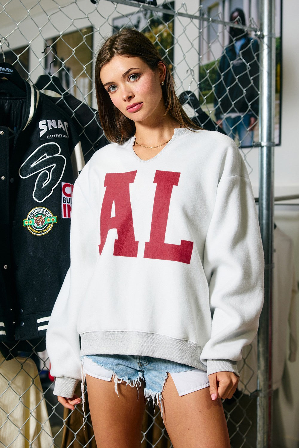 PREORDER: Alabama Reversible Split Neck Sweatshirt (EARLY AUGUST)