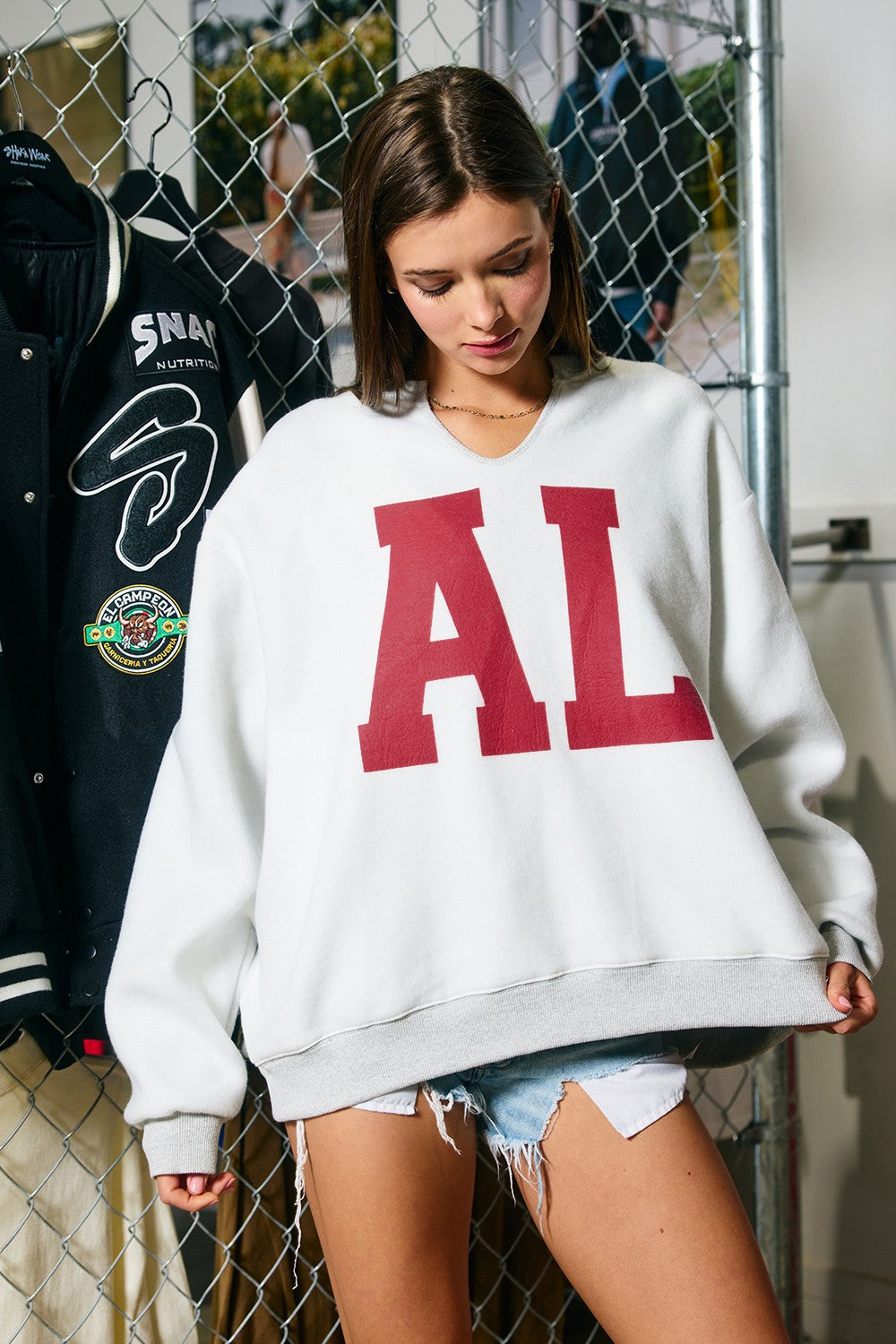 PREORDER: Alabama Reversible Split Neck Sweatshirt (EARLY AUGUST)