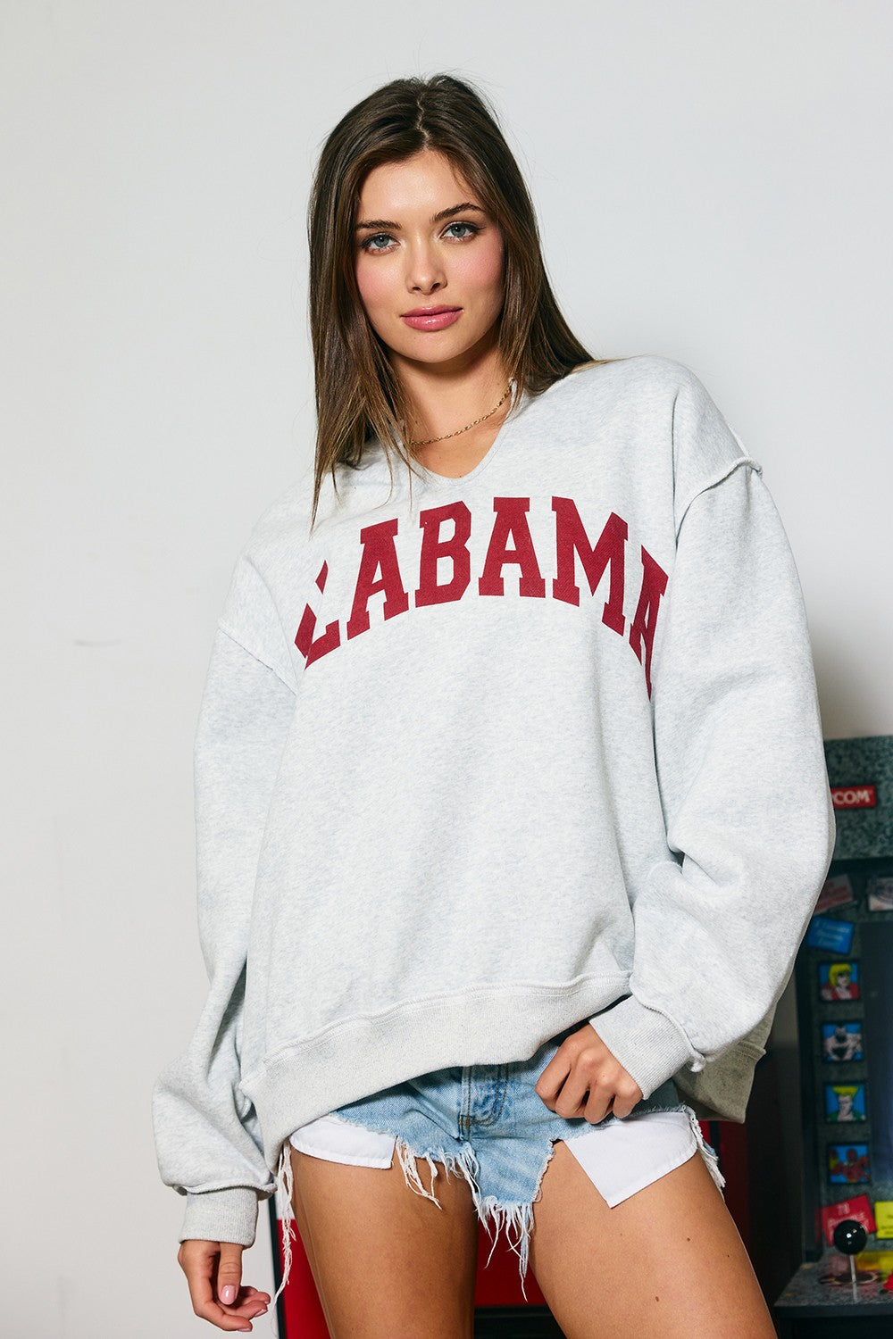 PREORDER: Alabama Reversible Split Neck Sweatshirt (EARLY AUGUST)