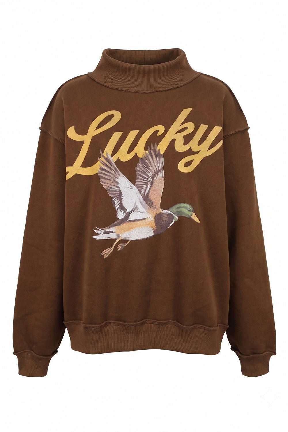 PREORDER: Lucky Duck/Mallard Reversible Mock Neck Sweatshirt (EARLY NOVEMBER)