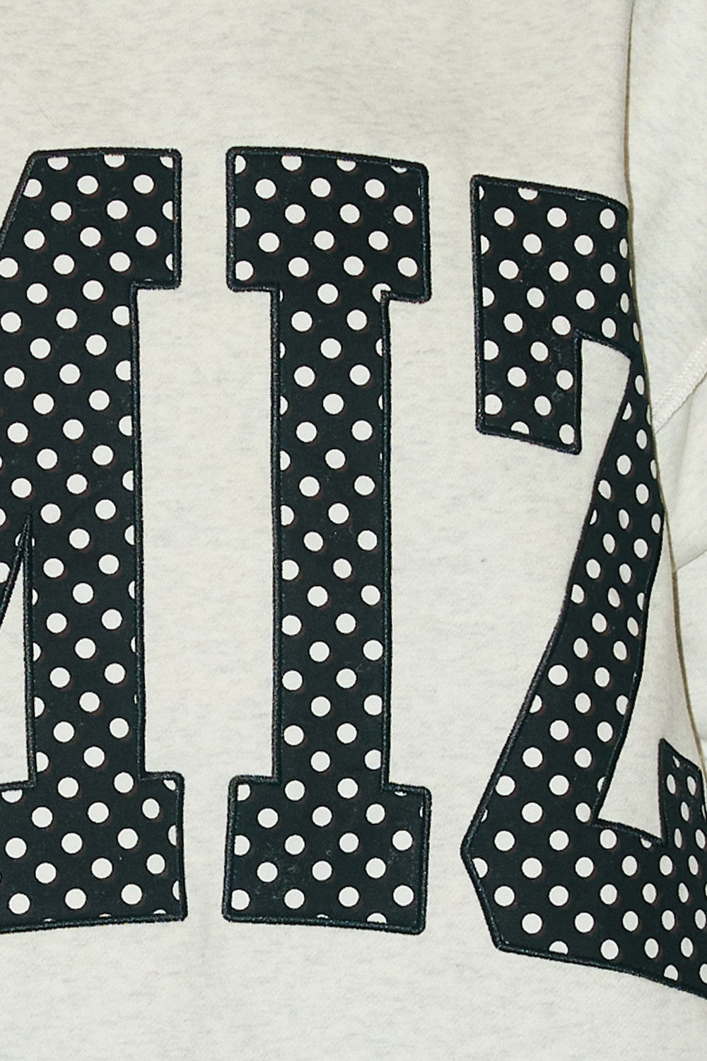 PREORDER: Polka Dot Embroidered Mizzou (MIZ) Mock Neck Sweatshirt (EARLY OCTOBER)