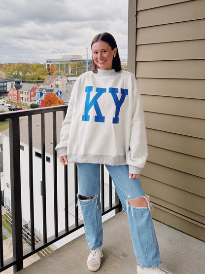 Kentucky Reversible Mock Neck Sweatshirt