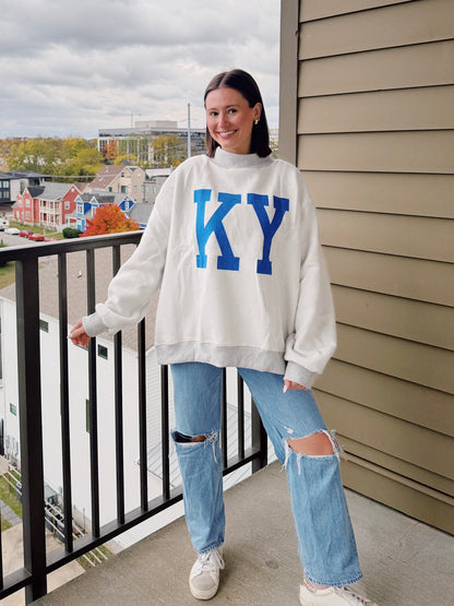Kentucky Reversible Mock Neck Sweatshirt