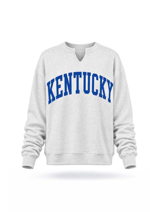 Kentucky Reversible Split Neck Sweatshirt