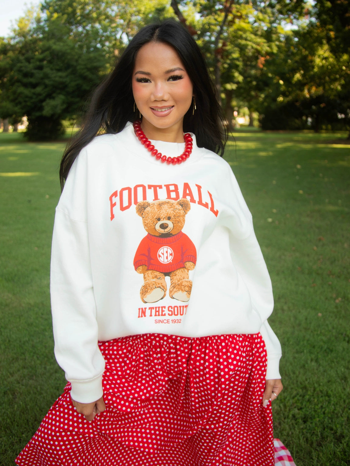 PREORDER: SEC Teddy Bear Mock Neck Sweatshirt (EARLY SEPTEMBER)
