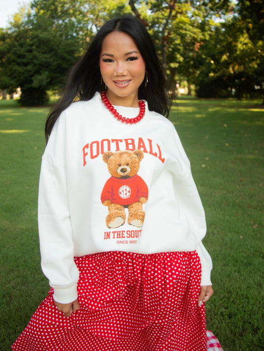 PREORDER: SEC Teddy Bear Mock Neck Sweatshirt (EARLY SEPTEMBER)