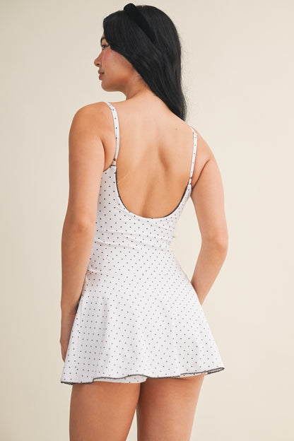 No Limits Polka Dot Athletic Dress
