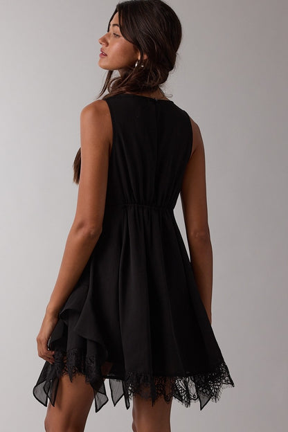 Rustic Romance Ruffle Romper Dress