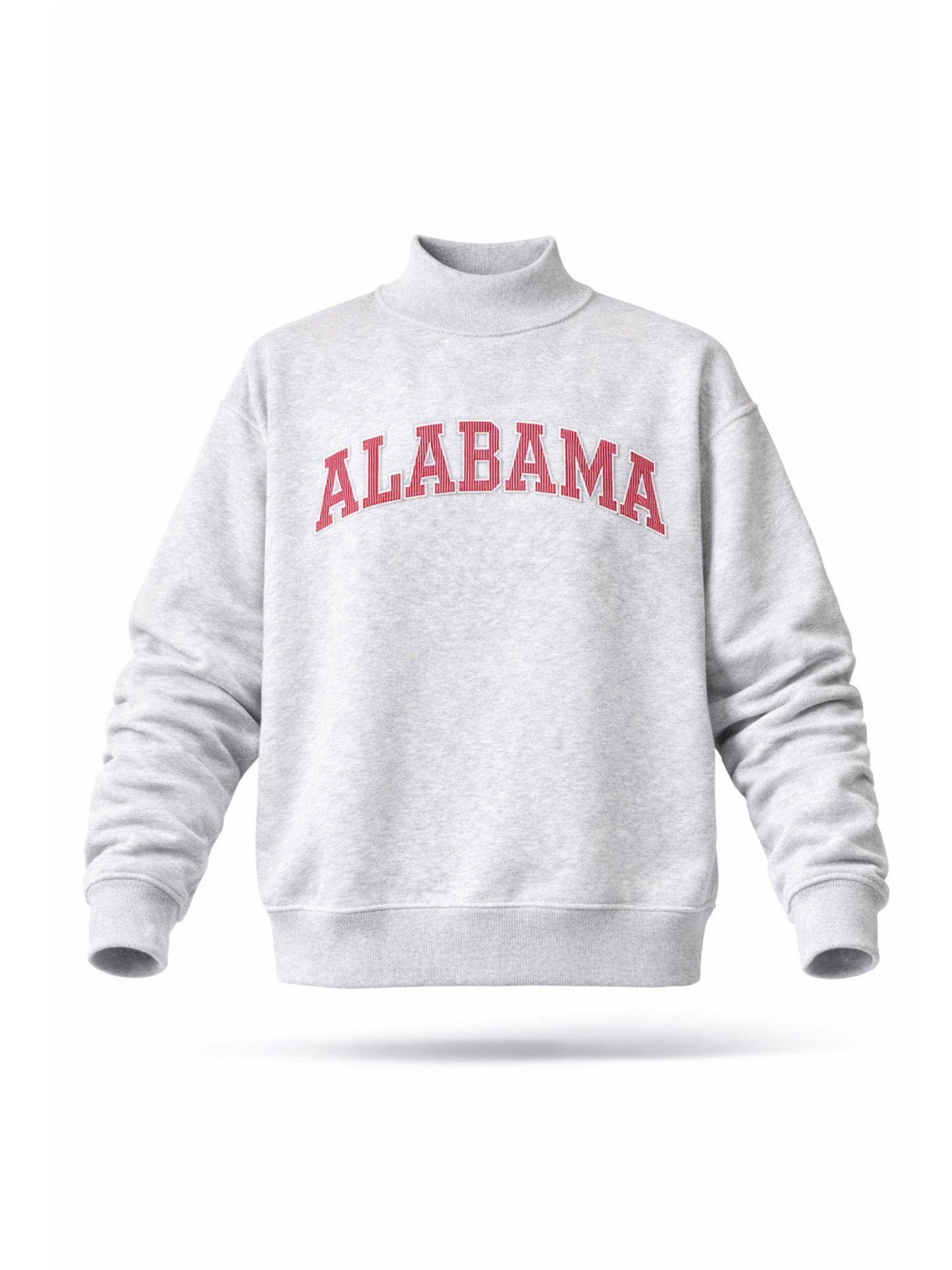 PREORDER: Embroidered Alabama Mock Neck Sweatshirt (EARLY JULY)
