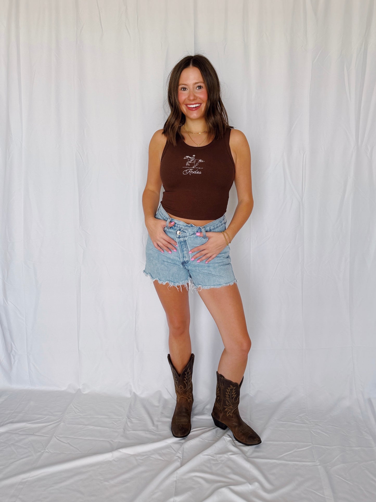 God's Country Embroidered Rodeo Tank