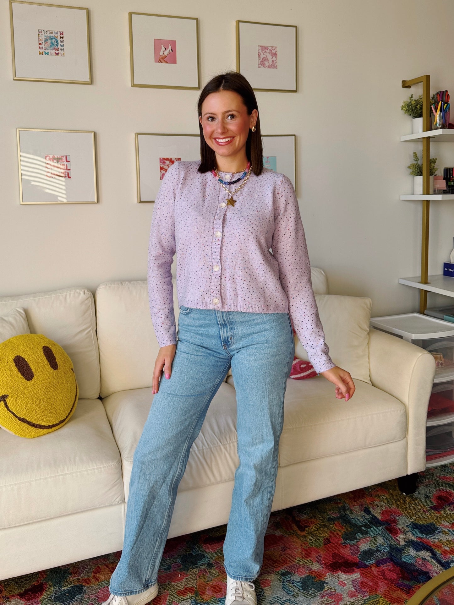 Pop Rocks Confetti Button Down Cardigan